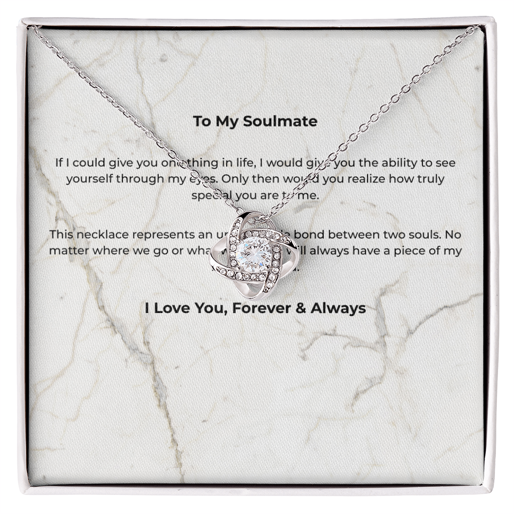 To My Soulmate – The Unbreakable Bond Love Knot